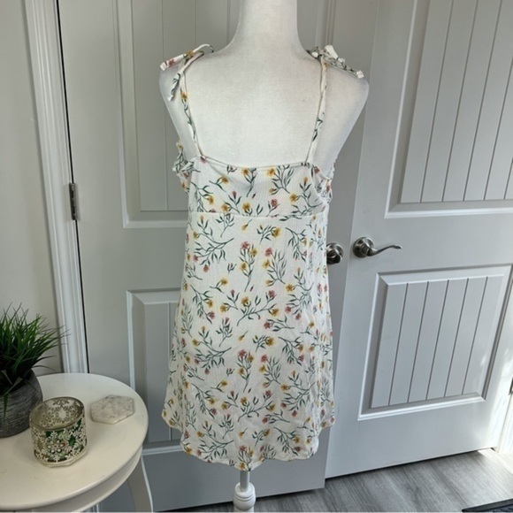H&M Divided Dress womens size large sleeveless floral short - Picture 5 of 10